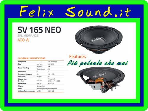 Hertz spl show sv165 - spl, neo